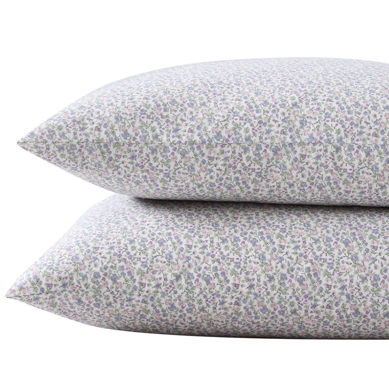 Laura Ashley 100 Cotton Percale Pillowcase Set of 2 Wayfair